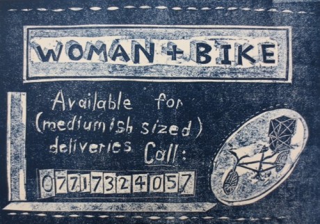 Woman + bike
