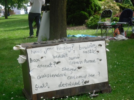 housing drawers listening post(back of)